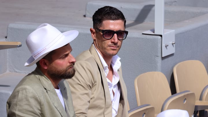Robert Lewandowski en Rolando Garros