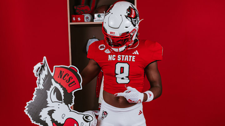 Tristen Hill on his North Carolina State official visit