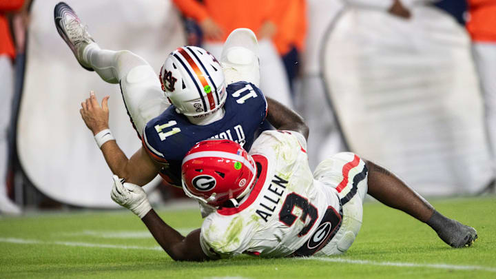 Georgia linebacker CJ Allen saw his NFL Draft stock rise in Week 7 Georgia linebacker CJ Allen saw his NFL Draft stock rise in Week 7