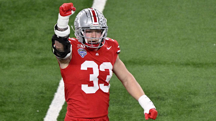 Oddsmakers reveal early predictions for Ohio State vs. Notre Dame in the College Football Playoff National Championship Game.