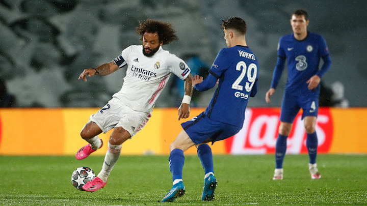Marcelo y Havertz, Real Madrid vs Chelsea 