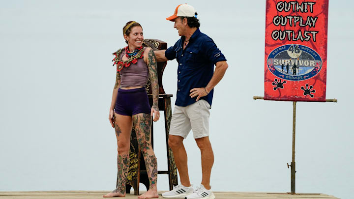 “Episode Several” – A rogue vote at the last tribal council launches a blame game throughout camp. Players must keep their balance to keep their game alive and win immunity. Then, castaways must decide between past loyalties and future strategies in one of the most important tribal councils of the season, on SURVIVOR, Wednesday, April 10 (8:00-9:30 PM, ET/PT) on the CBS Television Network, and streaming on Paramount+ (live and on demand for Paramount+ with SHOWTIME subscribers, or on-demand for