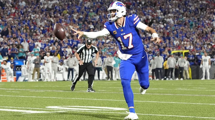 Buffalo Bills quarterback Josh Allen. Buffalo Bills quarterback Josh Allen.