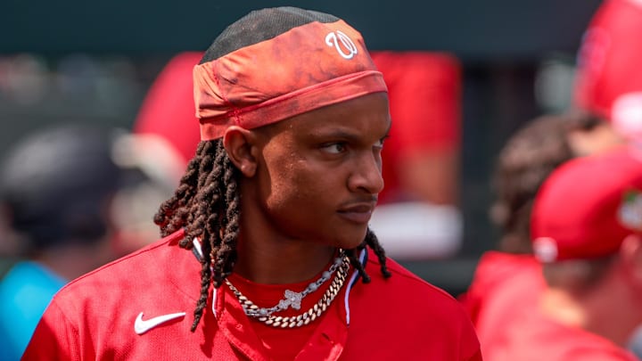 Washington Nationals shortstop CJ Abrams Washington Nationals shortstop CJ Abrams