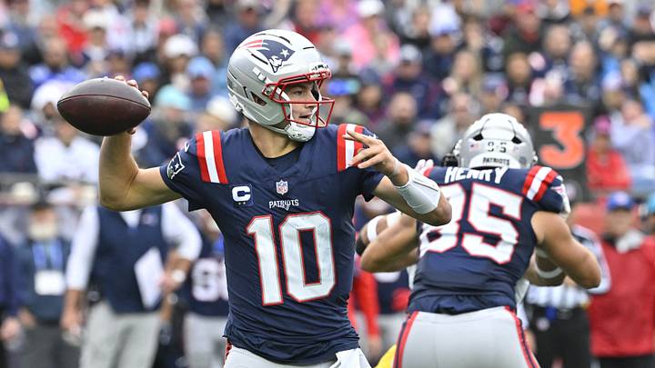 The New England Patriots and quarterback Drake Maye are underdogs in Week 3. 