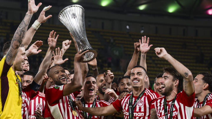 Olympiacos won last season's Conference League Olympiacos won last season's Conference League