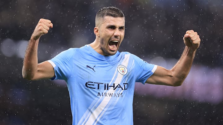 Rodri, do Manchester City, é um dos alvos do Real Madrid para a janela de transferências de verão