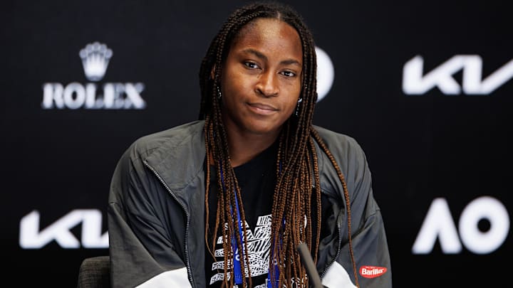 Coco Gauff discussed the U.S. political climate at the Dubai Tennis Championships.
