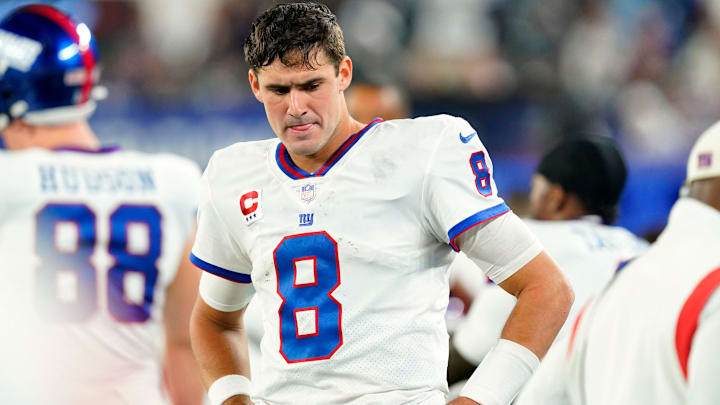 New York Giants quarterback Daniel Jones.