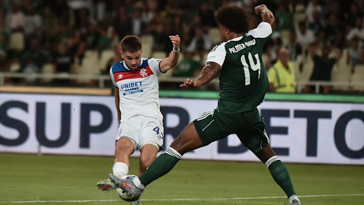 Panathinaikos v Rangers - UEFA Champions League Second Qualifying Round Second Leg