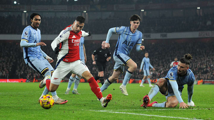 Arsenal and Tottenham compete in a pre-season north London derby.