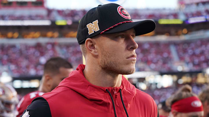 McCaffrey has missed the first three games of the 2024 season.