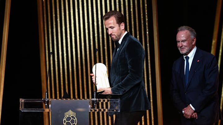 Kane picked up silverware at the Ballon d'Or