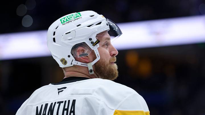 Apr 2, 2026; Tampa, Florida, USA; Pittsburgh Penguins right wing Anthony Mantha (39) looks on before a game against the Tampa Bay Lightning at Benchmark International Arena. Mandatory Credit: Nathan Ray Seebeck-Imagn Images Apr 2, 2026; Tampa, Florida, USA; Pittsburgh Penguins right wing Anthony Mantha (39) looks on before a game against the Tampa Bay Lightning at Benchmark International Arena. Mandatory Credit: Nathan Ray Seebeck-Imagn Images
