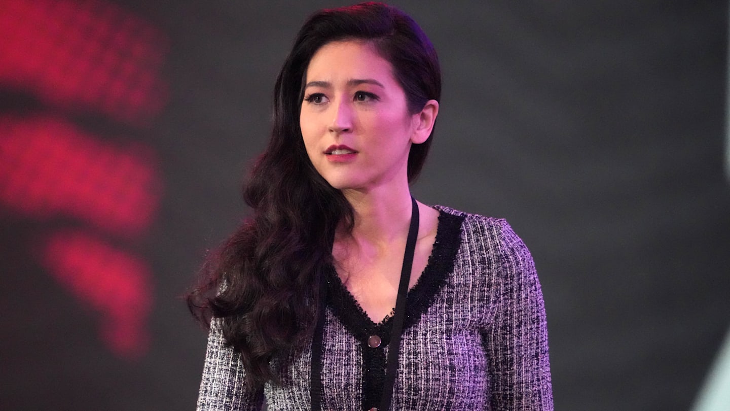 ESPN Analyst Mina Kimes' Black Lace Dress Is Simply Perfection at NFL Draft