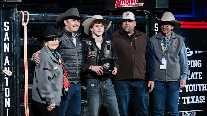 Jax Mills took home the Xtreme Bulls title and nearly $14,000 in earnings after his win in San Antonio. Jax Mills took home the Xtreme Bulls title and nearly $14,000 in earnings after his win in San Antonio.