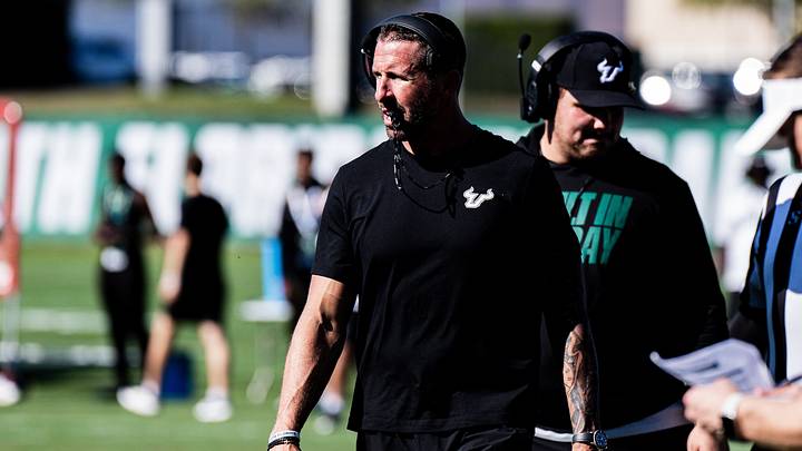 USF Bulls coach Brian Hartline USF Bulls coach Brian Hartline