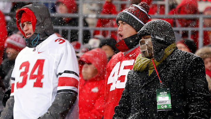 The Ohio State Buckeyes may suffer from the snow against the Michigan Wolverines on Saturday at "The Big House"