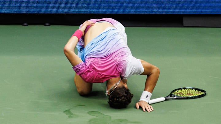 Ben Shelton was upset by Arthur Cazaux in the second round of the 2024 Rolex Paris Masters.