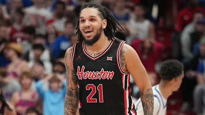 Houston guard Emanuel Sharp