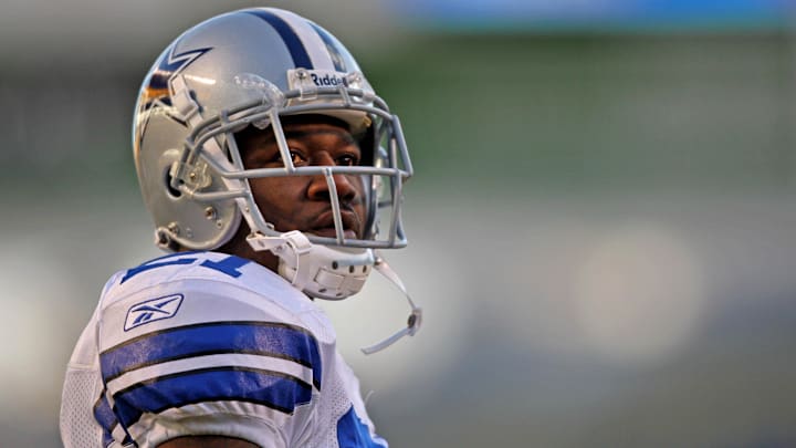 Dallas Cowboys cornerback Adam Jones looks on before the game against the Pittsburgh Steelers at Heinz Field.