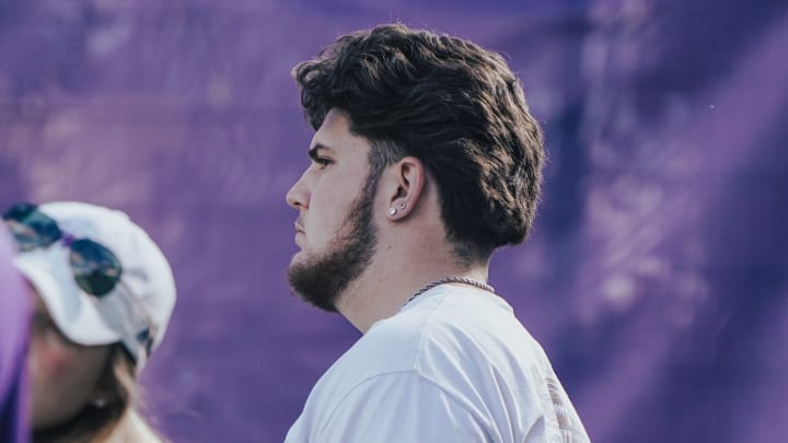 Justin "Moose" Hylkema was a UW spring practice visitor before he arrives this month to enroll. 