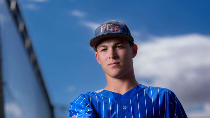 All-state baseball player of the year, Fort Cobb-Broxton's Eli Willits, is pictured in Edmond, Okla., Friday, June 6, 2025.