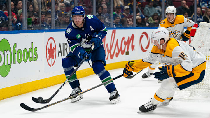 Nashville Predators v Vancouver Canucks
