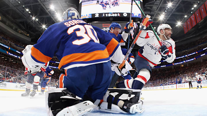 New York Islanders netminder Ilya Sorokin will forever have a place in NHL history following Ovechkin's historic goal.