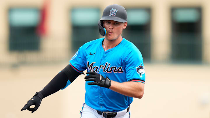 Miami Marlins outfielder Griffin Conine