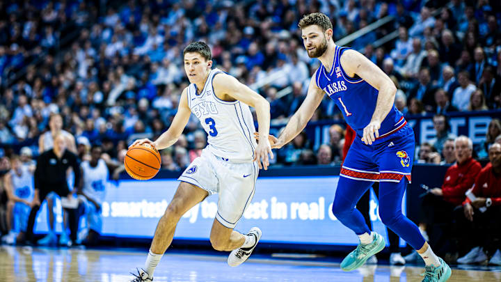 BYU point guard Egor Demin against Kansas