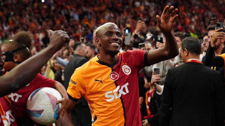 Galatasaray lifted the championship trophy at RAMS Park