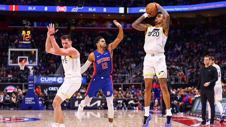 Utah Jazz v Detroit Pistons