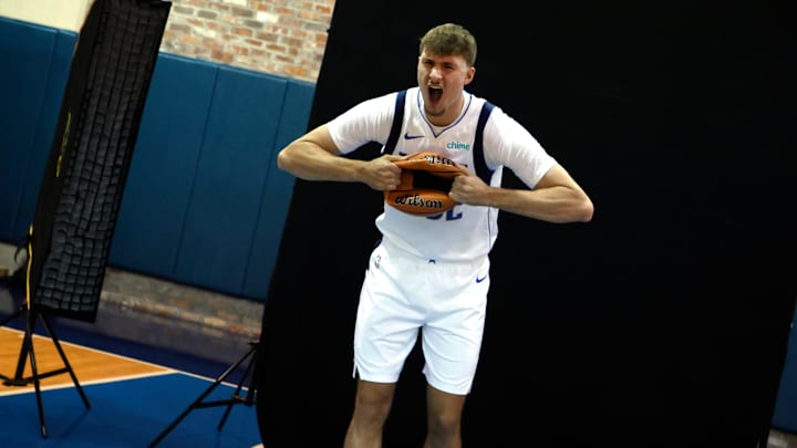 Cooper Flagg, Dallas Mavericks Media Day