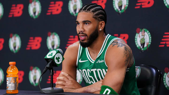 Boston Celtics forward Jayson Tatum may not return this season.