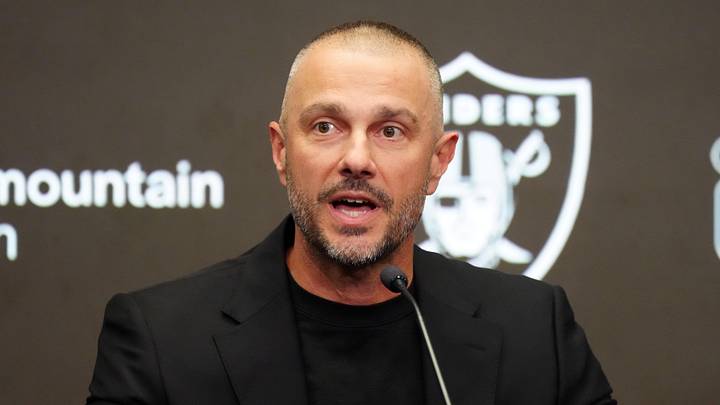 Las Vegas Raiders general manager John Spytek at press conference. Las Vegas Raiders general manager John Spytek at press conference.