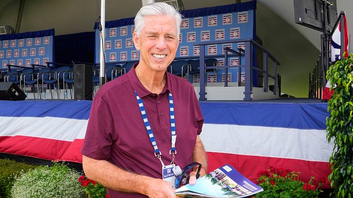 Jul 21, 2024; Cooperstown, New York, USA; Philadelphia Phillies General Manager Dave Dombrowski poses for a photo prior to the National Baseball Hall of Fame Induction Ceremony in Cooperstown, NY. Mandatory Credit: Gregory Fisher-USA TODAY Sports Jul 21, 2024; Cooperstown, New York, USA; Philadelphia Phillies General Manager Dave Dombrowski poses for a photo prior to the National Baseball Hall of Fame Induction Ceremony in Cooperstown, NY. Mandatory Credit: Gregory Fisher-USA TODAY Sports