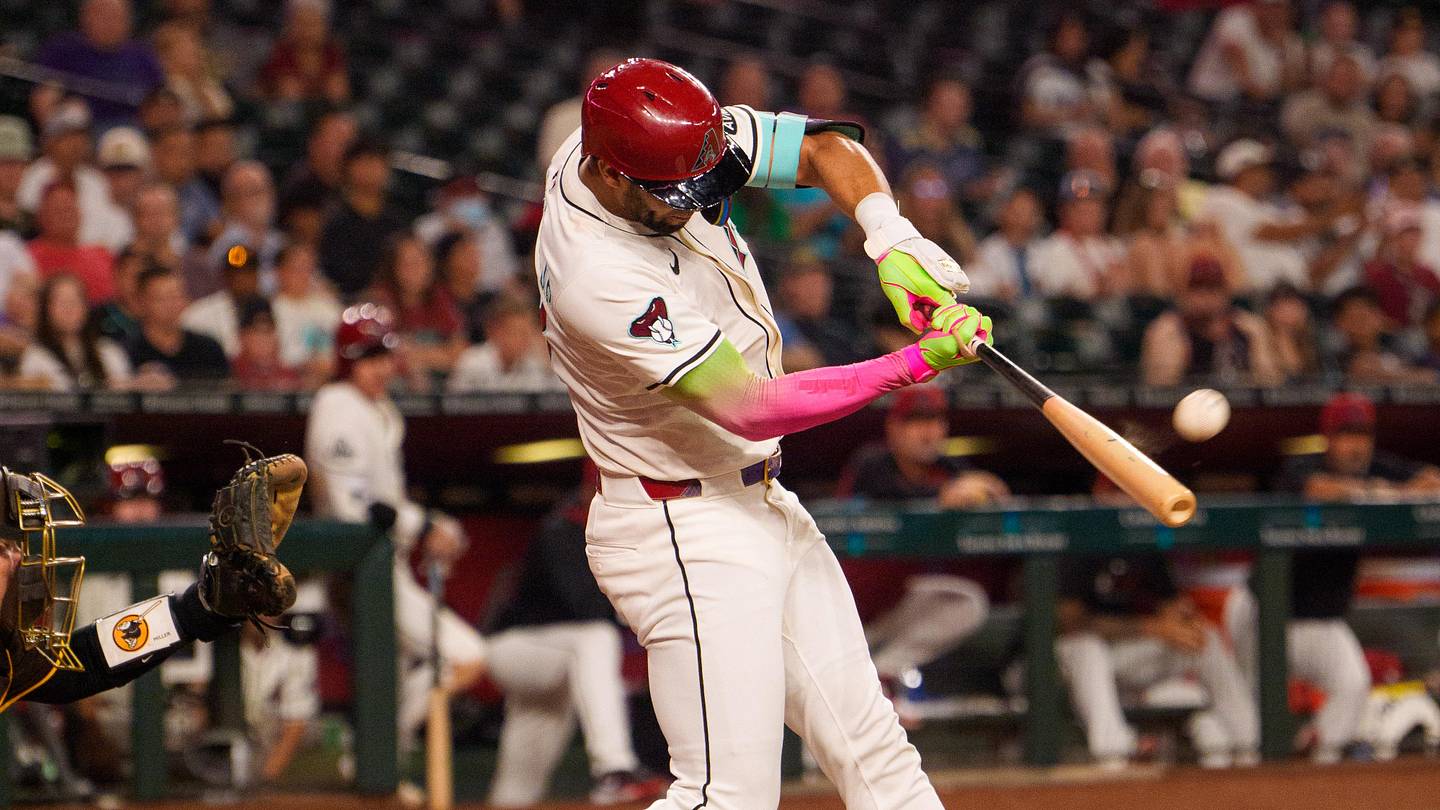 Tim Capurso Diamondbacks Player Blasts Record-Setting Home Run Off of Mason Miller ...