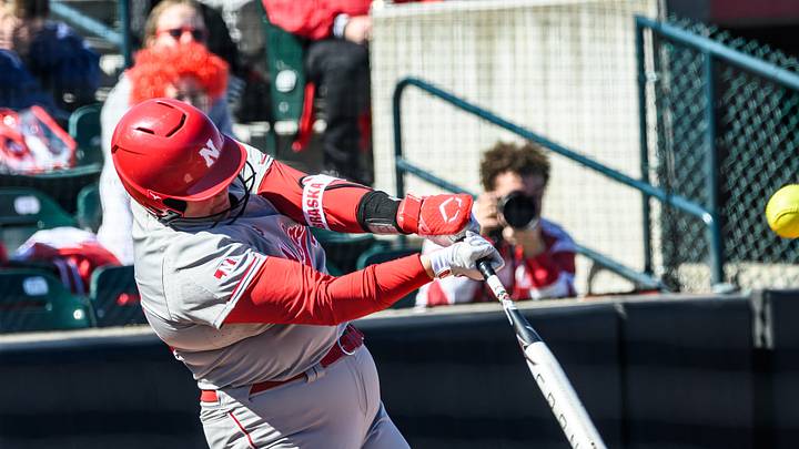 Emmerson Cope hit a home run in the 2026 Big Ten Tournament against Michigan on Thursday, May 6.