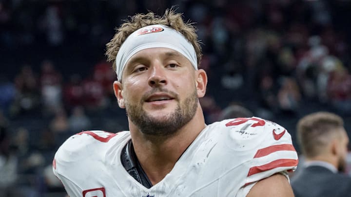 San Francisco 49ers defensive end Nick Bosa (97).