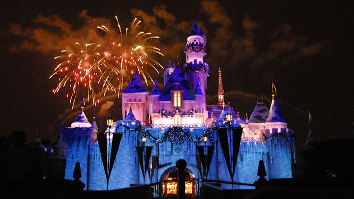 Disneyland Holiday Castle and Fireworks