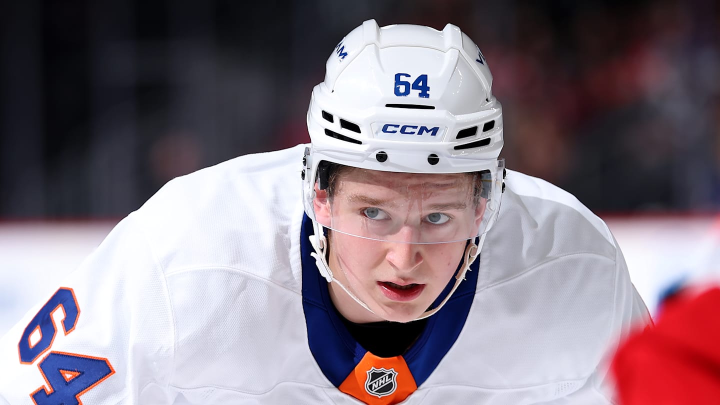 Calum Ritchie looked more than comfortable in his NY Islanders debut