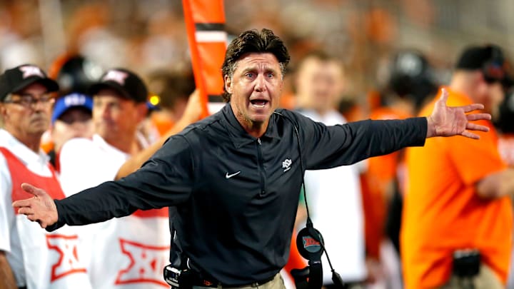 Oklahoma State coach Mike Gundy has a lot on his plate these days, from recruiting to a defensive coordinator search to preparing for the Fiesta Bowl against Notre Dame.

cover