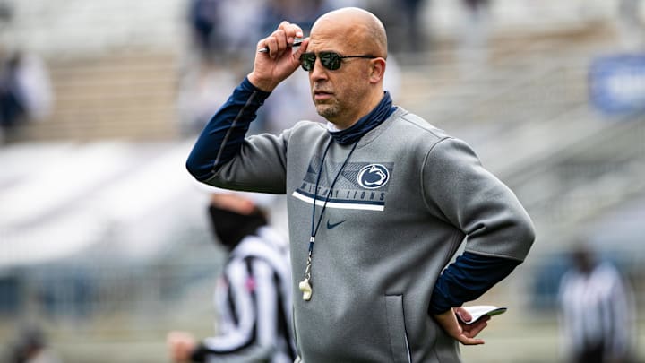 Penn State Nittany Lions head coach James Franklin