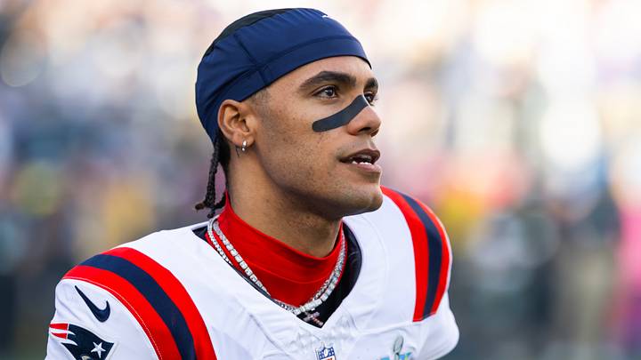 Feb 8, 2026; Santa Clara, CA, USA; New England Patriots cornerback Christian Gonzalez (0) against the Seattle Seahawks during Super Bowl LX at Levi's Stadium. Mandatory Credit: Mark J. Rebilas-Imagn Images Feb 8, 2026; Santa Clara, CA, USA; New England Patriots cornerback Christian Gonzalez (0) against the Seattle Seahawks during Super Bowl LX at Levi's Stadium. Mandatory Credit: Mark J. Rebilas-Imagn Images