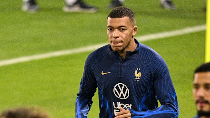 Mbappé con la selección francesa