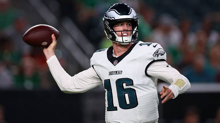 Philadelphia Eagles quarterback Tanner McKee Philadelphia Eagles quarterback Tanner McKee
