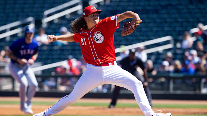 Cincinnati Reds pitcher Rhett Lowder