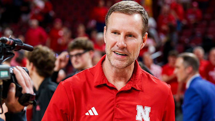 Fred Hoiberg walks off the court after defeating the Iowa Hawkeyes at Pinnacle Bank Arena.