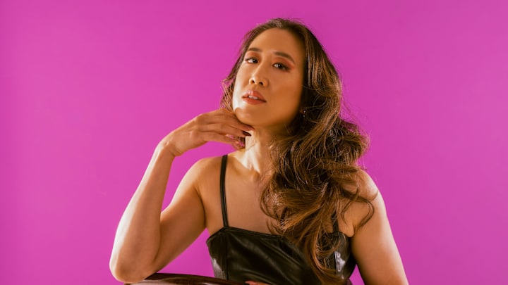 London-based pop artist Sharl. Image courtesy LPR AGENCY